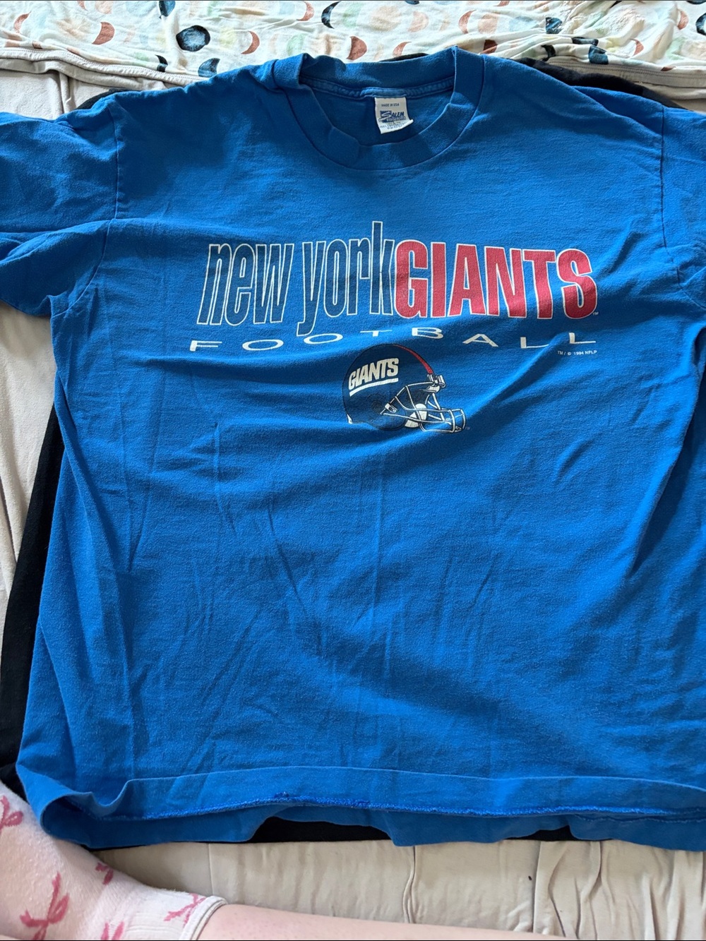 B64 1994 Vintage New York Giants Graphic Tee - Royal Blue